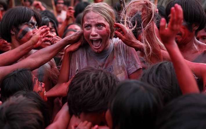 The Green Inferno, Lorenza Izzo, cannibal tribe, indian tribe