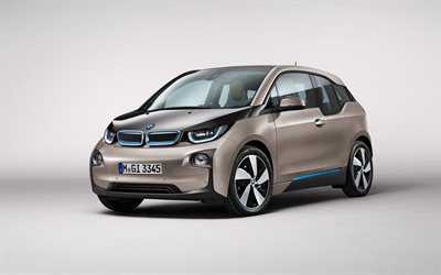بي إم دبليو i3, 2017, الكهربائية هاتشباك, 4k, السيارات الكهربائية, ب-فئة, BMW