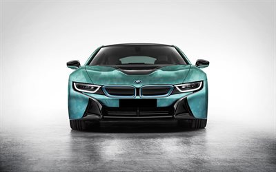 BMW i8, 電気自動車のスポーツ, 迷彩, グリーンスポーツ車, BMW