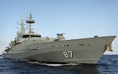 HMAS Pirie, ACPB 87, partiovene, Armidale-luokan, Royal Australian Navy, Australia, sotalaivoja