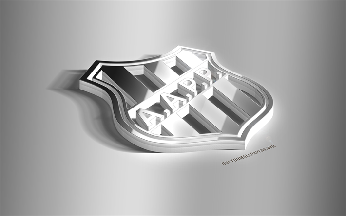 Download imagens Associacao Atletica Ponte Preta, 3D aço logotipo