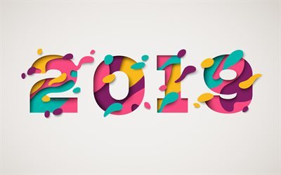 2019 2019 soyut sanat, Yeni Yılın kutlu olsun, soyut mektuplar, 2019 yılı, 2019 kavramlar, yaratıcı sanat