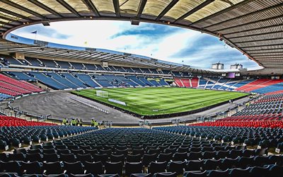 Hampden Park, Mount Florida, Glasgow, in Scozia, il Queens Park FC stadium, stadio di calcio scozzese