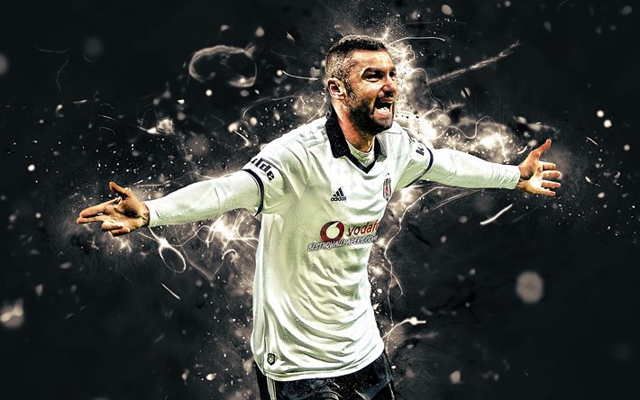 Burak Yilmaz objectif, Besiktas FC, Football, footballeurs anglais, Yilmaz, turc Super League, le football, le Besiktas JK, n&#233;ons, Yilmaz Besiktas