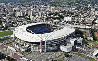 Estádio Olimpico Nilton Santos, Engenhao, Estádio Olímpico, Brasileiro Estádio De Futebol, Botafogo Estádio, Serie A, Brasil, Futebol, vista de cima