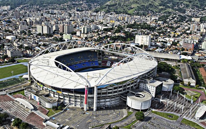 Estadio Olimpico, Nilton Santos, Engenhao, Estadio Ol&#237;mpico, el Estadio de F&#250;tbol de brasil, Botafogo en el Estadio, de la Serie a, el Brasil, el F&#250;tbol, vista desde arriba