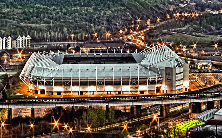 Liberty Stadium, Swansea, Wales, Futbol Stadyumu, İngiltere Premier Ligi, Swansea City AFC Stadyumu