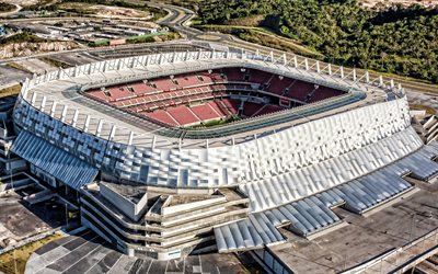 4k, Arena Pernambuco, Recife, hava fotoğrafı, HDR, Nautico Capibaribe Stadyumu, Brezilya stadyumlar, Futbol Stadyumu, futbol, Nautico Stadyumu, Brezilya, Nautico arena, Football Nautico Capibaribe
