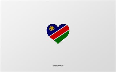 Drapeau de la Namibie, abstraction multicolore, drapeau mosa&#239;que de la Namibie, Namibie, art de la mosa&#239;que, drapeau de la Namibie