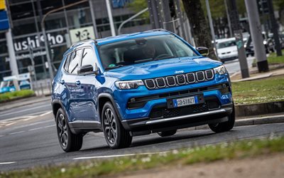 Jeep Compass Limited, 4k, SUVs, 2022 cars, HDR, Jeep Compass MP, 2022 Jeep Compass, american cars, Jeep