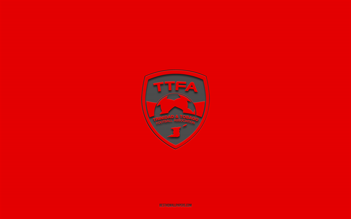 トリニダードトバゴ代表サッカーチーム, 赤い背景, サッカーチーム, 象徴, concacaf, トリニダード・トバゴ, フットボール, トリニダード・トバゴ代表サッカーチームのロゴ, 北米