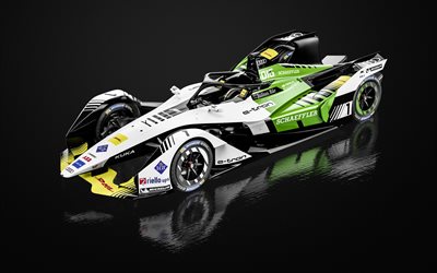 أودي E-Tron FE05, 2018, الفورمولا E, سباق السيارات, الخارجي, لوكاس دي غراسي, فريق أودي سبورت أبت, أودي