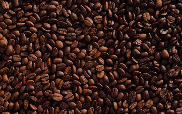 les grains de caf&#233;, de fond avec des grains de caf&#233;, le caf&#233; des concepts, des grains de caf&#233; de la texture, caf&#233; de fond