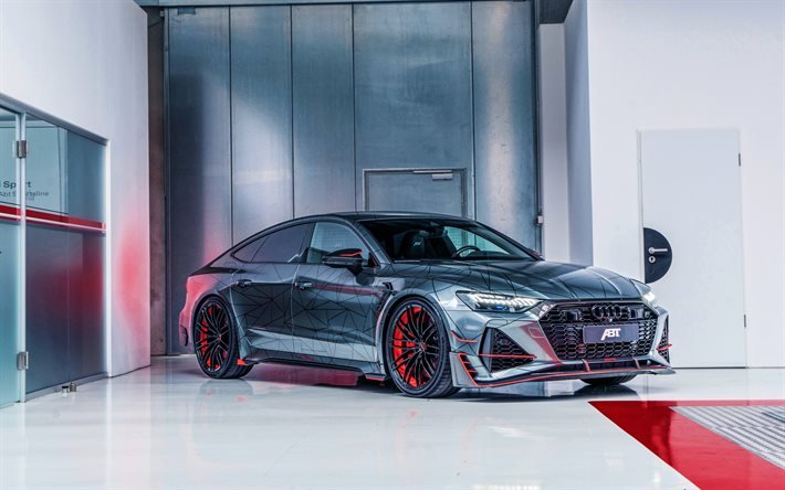 ABT RS7-R, 4k, supercars, 2020 coches, tuning, ABT Sportsline, Audi RS7 Sportback, los coches alemanes, el Audi