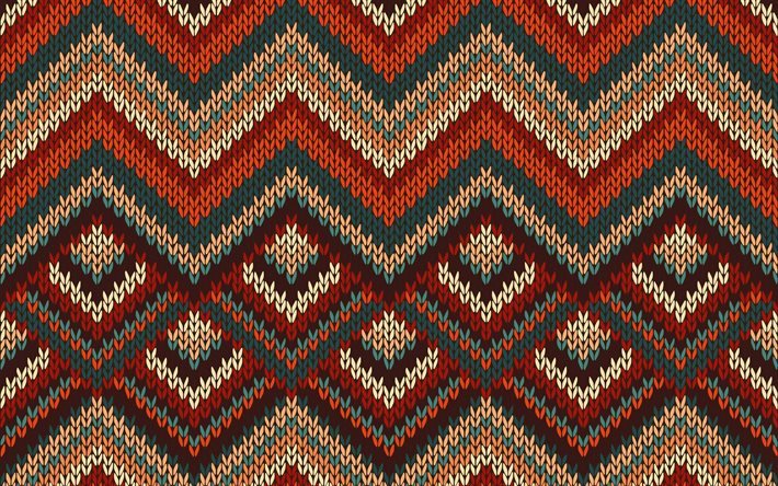 布の抽象パターン, 4k, 生地の質感, 幾何学的装飾品, 布パターン, 布の背景