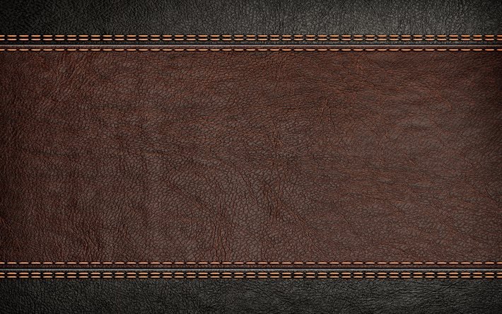 ダウンロード画像 ブラウンのレザーの質感 4k 革のライン 茶褐色の木製の背景 皮革 革の背景 マクロ 革 フリー のピクチャを無料デスクトップの壁紙