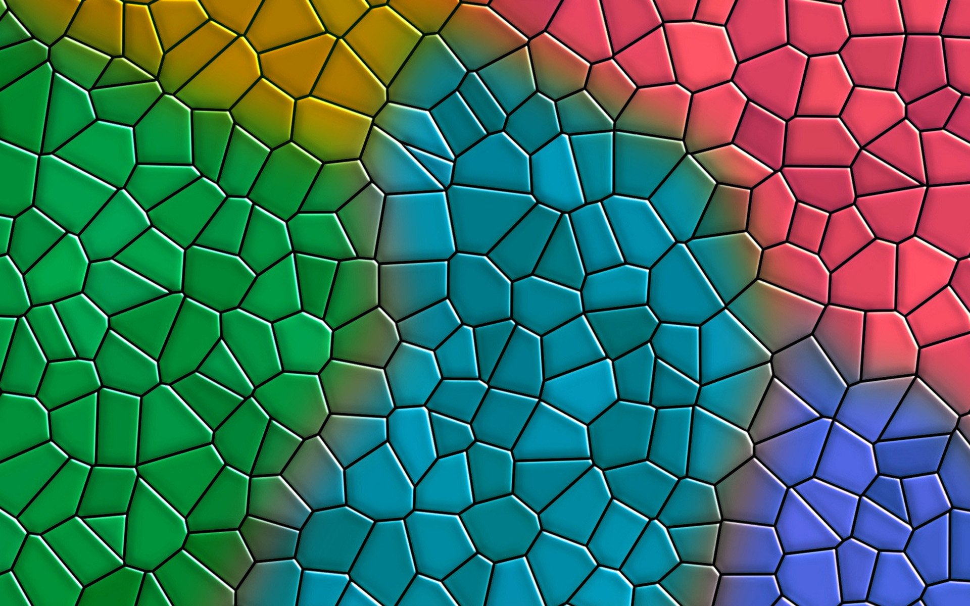 Télécharger Fonds Décran Colorful Mosaic 3d Art Colorful Stones