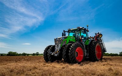 Fendt 900 Vario, large tractor, agricultural machinery, tractor, new 900 Vario, field, harvesting concepts, Fendt