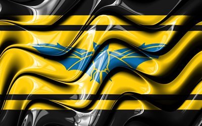 Brecknockshire flag, 4k, Counties of Wales, administrative districts, Flag of Brecknockshire, 3D art, Brecknockshire, welsh counties, Brecknockshire 3D flag, Wales, United Kingdom, Europe