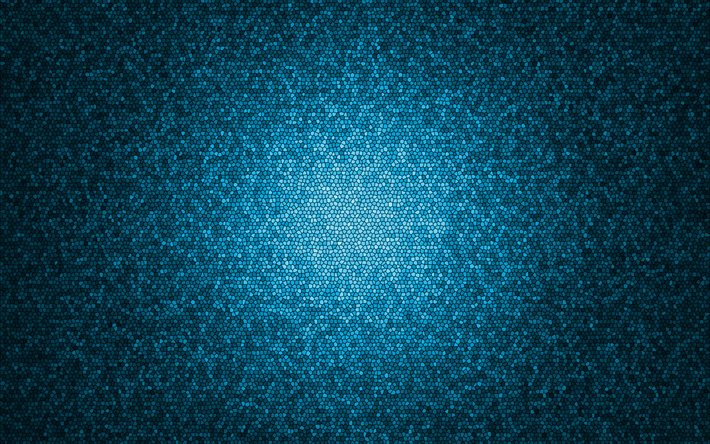 mosa&#239;que bleue d&#39;arri&#232;re-plan, de l&#39;art abstrait, de la mosa&#239;que de motifs, de bleu, de milieux, de la mosa&#239;que de textures, fond avec de la mosa&#239;que