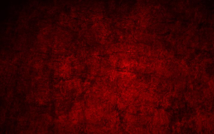 la pierre rouge de fond, 4k, de pierre, de textures, de grunge, de milieux, mur de pierre, un fond rouge, la pierre rouge