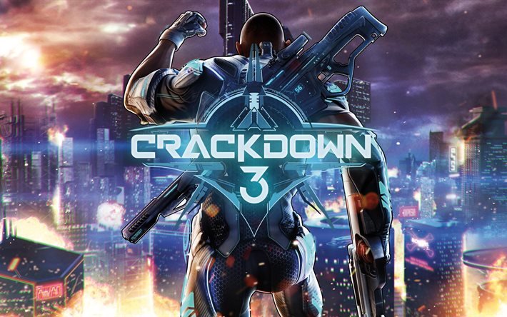 Crackdown 3, 4k, 2017 juegos, shooter
