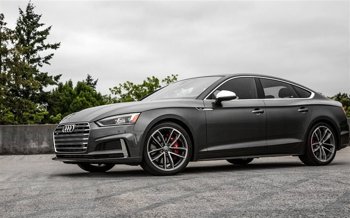 Audi S5 A5, 2018 arabalar, US-spec, Alman otomobil, Audi