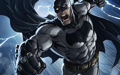Batman, ilska, natt, superhj&#228;ltar, DC Comics