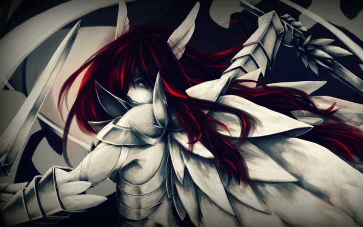 Erza Scarlet, le Synopsis, le guerrier, Fairy Tail, manga, Erza