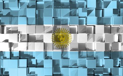 Bandeira da Argentina, 3d bandeira, Bandeira da argentina, 3d textura cubos, Bandeiras de pa&#237;ses da Am&#233;rica do Sul, Arte 3d, Argentina, Am&#233;rica Do Sul, Textura 3d, Bandeira Argentina