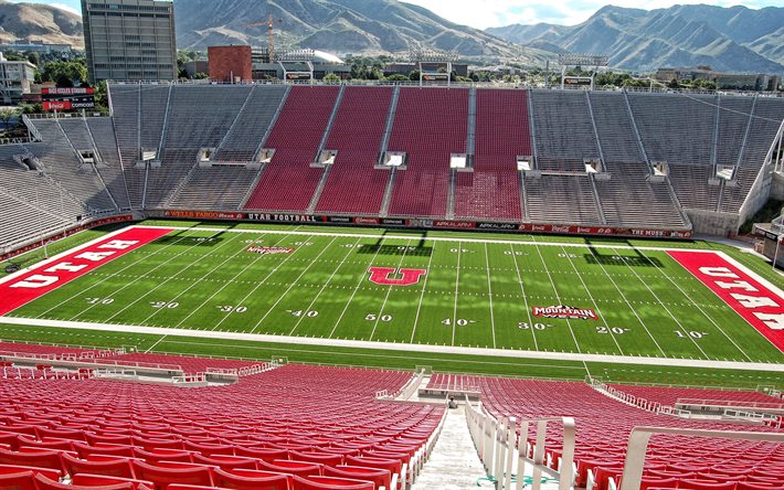 Rice-Eccles Stadium, Utah Nuter Stadium, Utah Nuter, NCAA, University of Utah, Salt Lake City, Utah, USA, Amerikansk fotboll