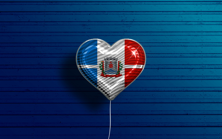 rakastan ubaa, 4k, realistiset ilmapallot, sininen puinen tausta, uban p&#228;iv&#228;, brasilian kaupungit, uban lippu, brasilia, ilmapallo lipulla, uba