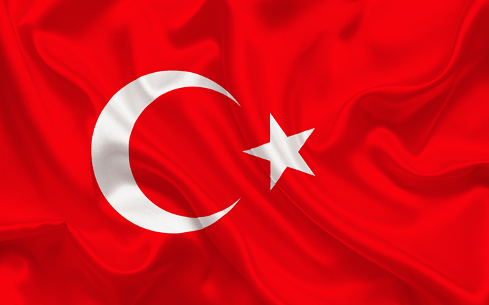 Turkisk flagga, Europa, Turkiet, v&#228;rldens flaggor, Turkiets flagga