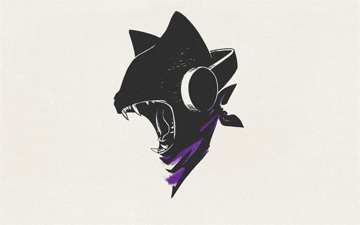 Monstercat, retro, logo, arte