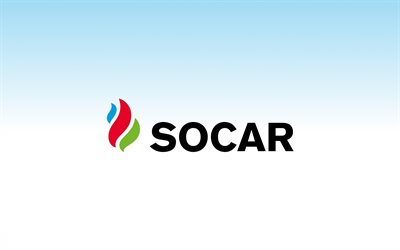 SOCAR, logotyp, emblem, oljebolag, Azerbajdzjan, SOCAR logotyp