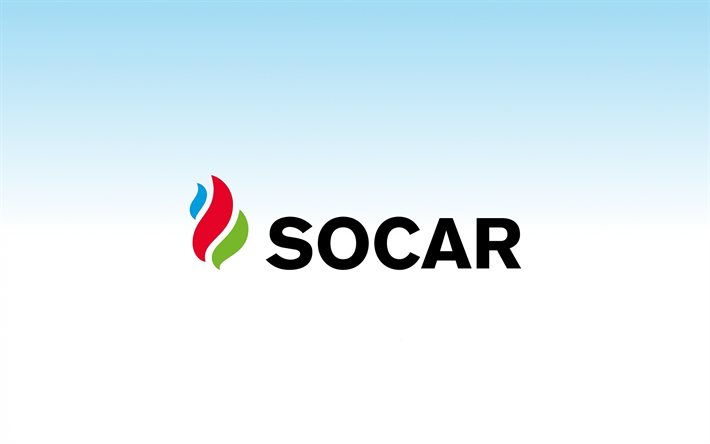 SOCAR, logo, amblem, petrol şirketi, Azerbaycan, SOCAR logosu