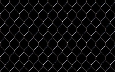 metal mesh on a black background, fence mesh, metal mesh texture, background with metal mesh