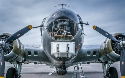 b-17g, フライングフォ, ボーイング, 爆撃機