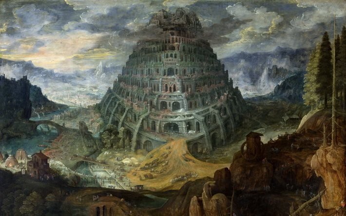 برج بابل, الرسام الفلمنكي, توبياس الذباب, jan بروغل, توبياس verhaecht, 1610