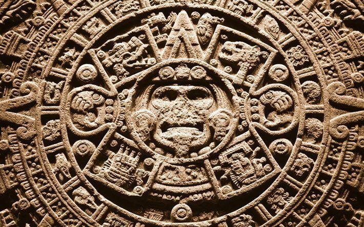 Descargar fondos de pantalla piedra del sol, los aztecas, la ciudad de  méxico libre. Imágenes fondos de descarga gratuita