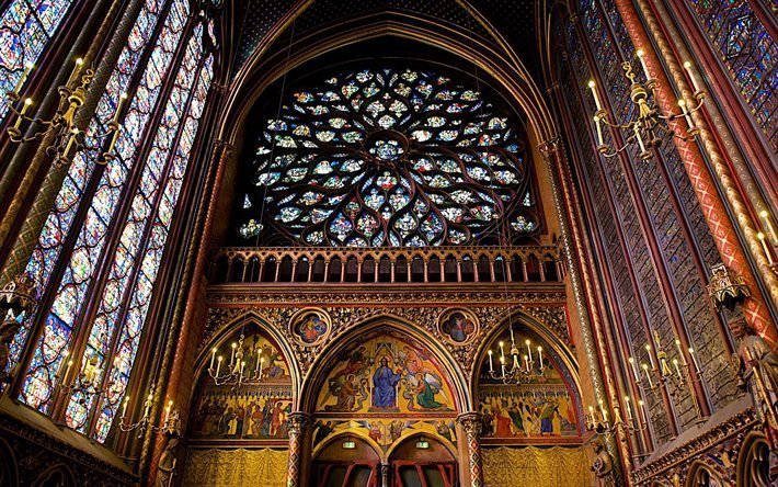 sainte-chapelle, sk&#246;nhetssalong, paris