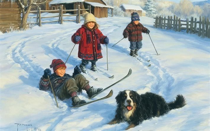 روبرت دنكان, الفنان الأمريكي, الشتاء الفرح