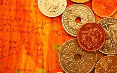 denmark, dinero, suecia, monedas, euro