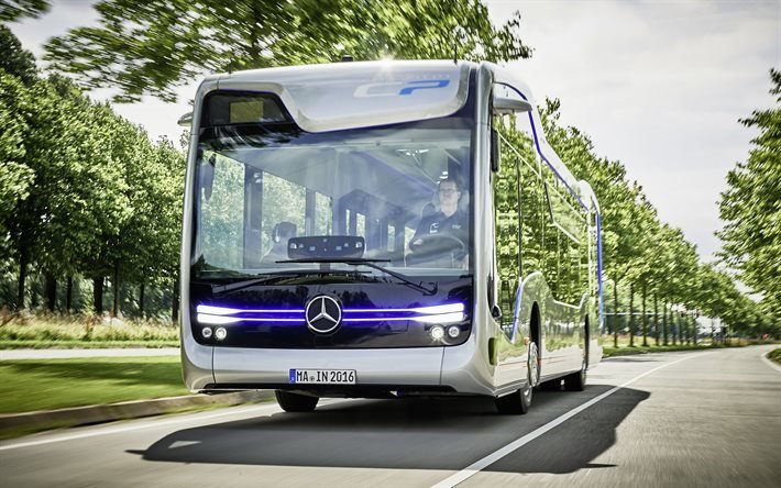 koncept, 2016, mercedes-benz, framtida buss