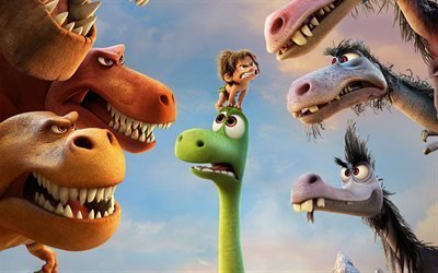 2015, gute dinosaurier, pixar, cartoon