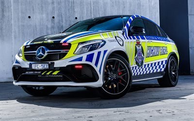 amg, mercedes-benz, crossover, polizia australiana, gle 63