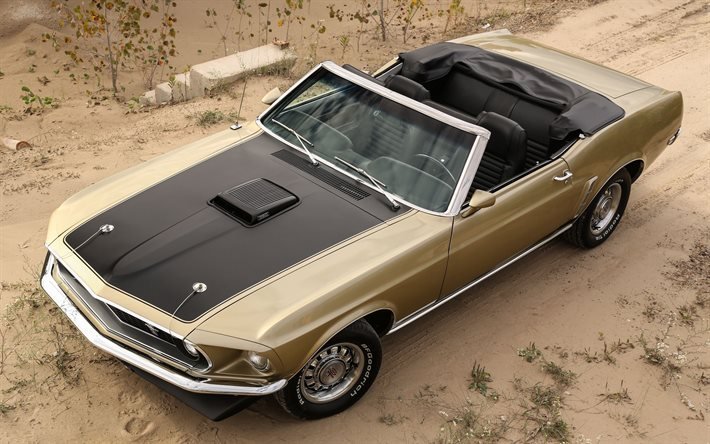 cabrio, 1969, mustang, ford