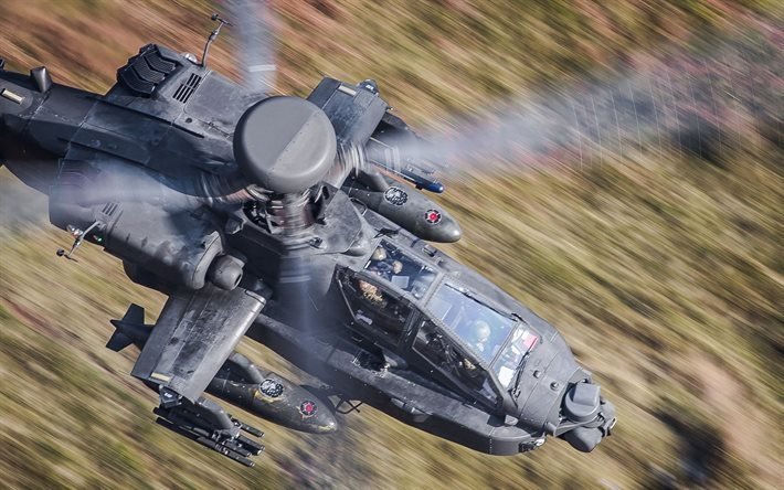 attack helicopter, apache, ah-64