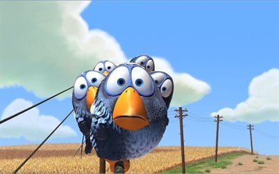pixar, about birds, 2000, cartoon, short film