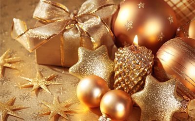 urlaub, weihnachten dekorationen, b&#228;lle, weihnachten